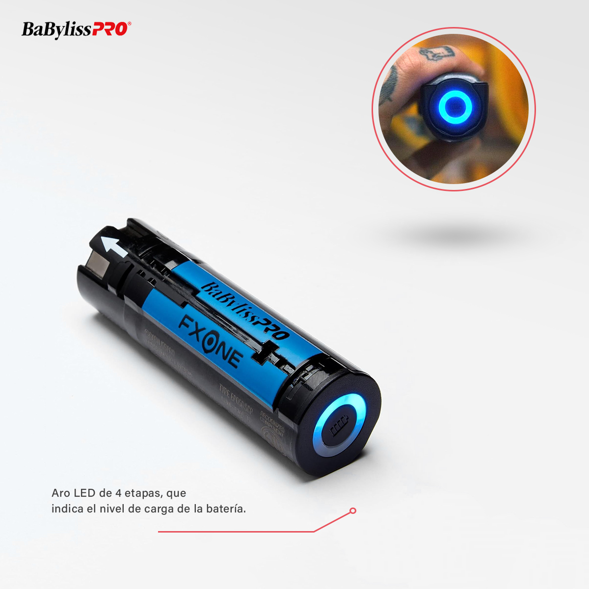 Foto 6 | Afeitadora De Hojas Edición Limitada – Kit Profesional Con Base Y Batería Intercambiable - Color Azul Plomo