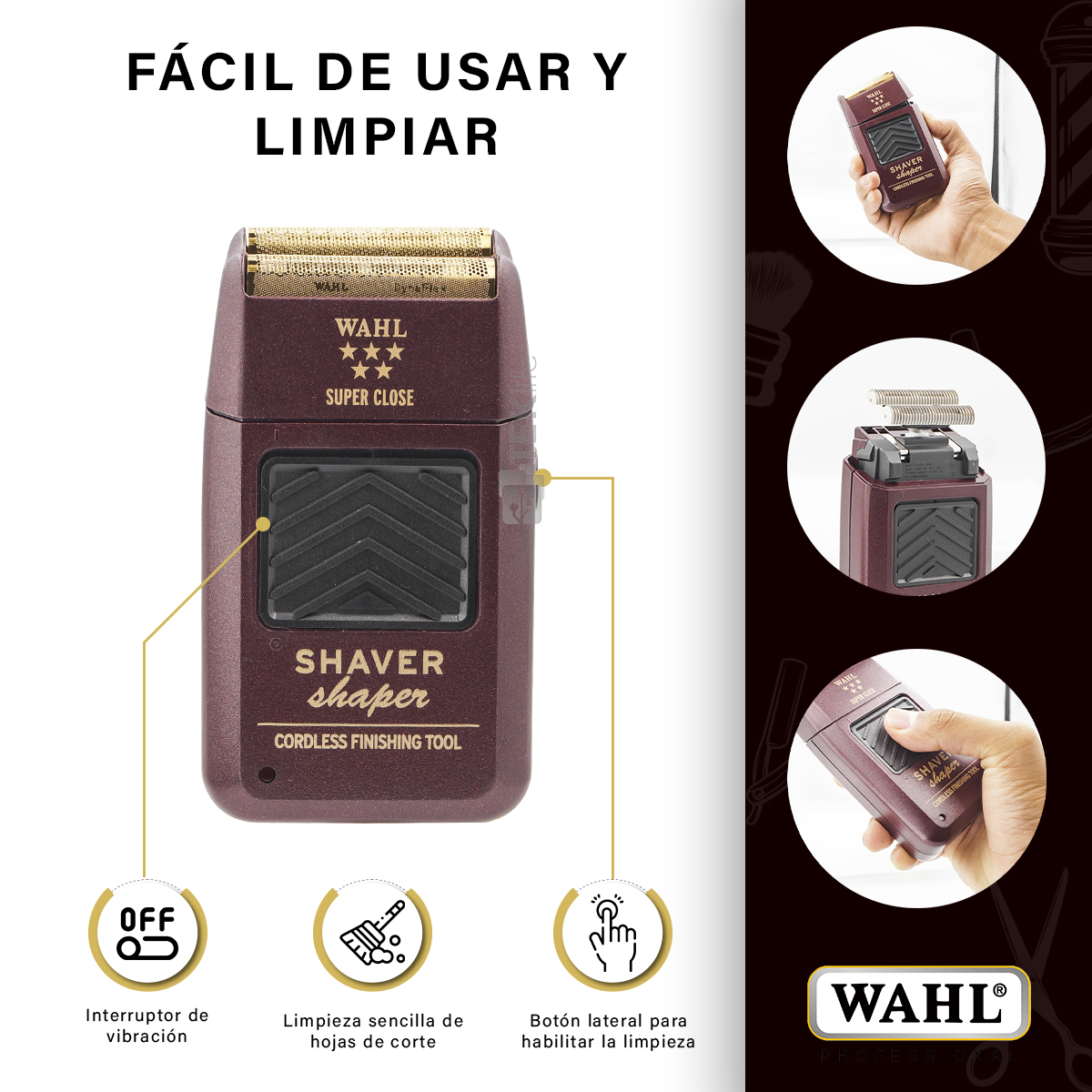 Foto 6 pulgar | Rasuradora Shaver Shaper + Cabezal De Respuesto Wahl 5star