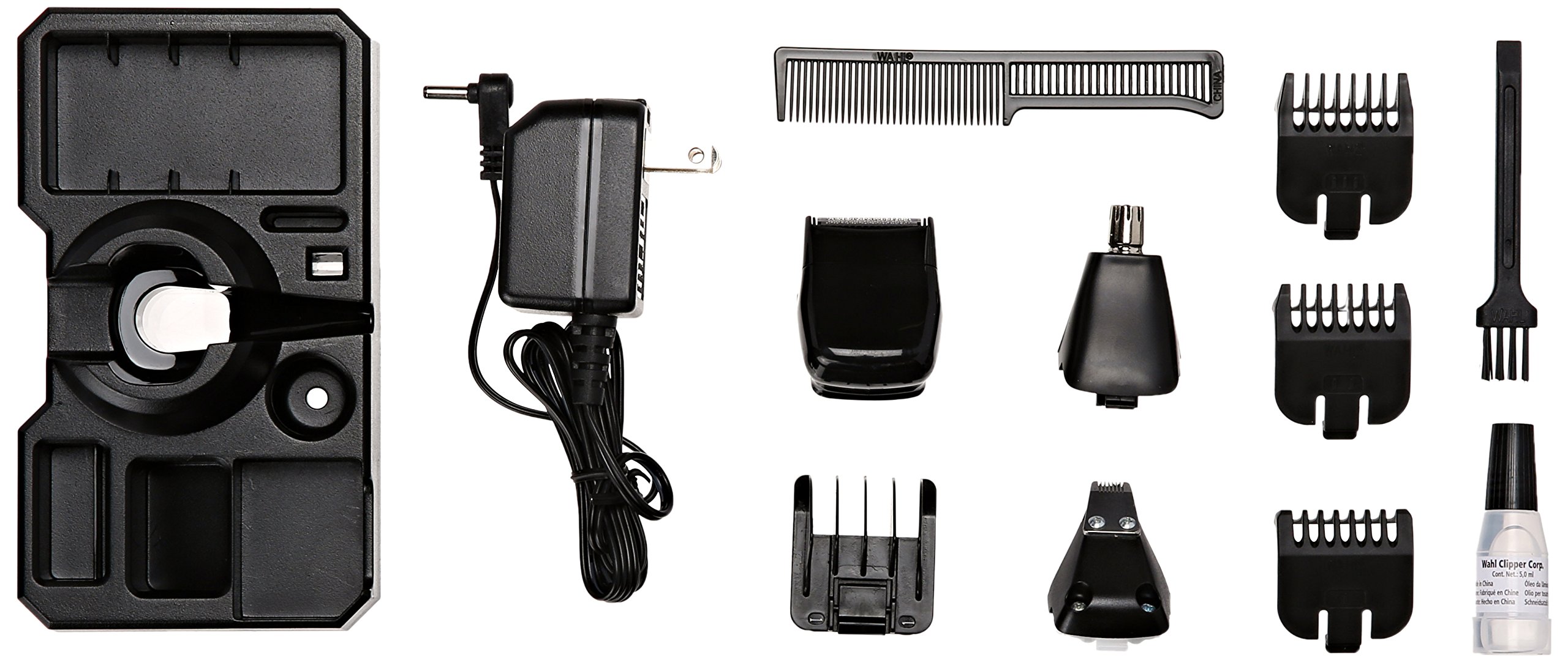 Foto 5 pulgar | Kit De Aseo Wahl 9855-300 Groomsman Pro Todo En Uno Negro/plateado - Venta Internacional.