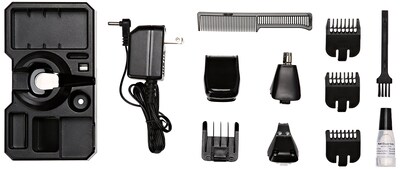 Foto 4 | Kit De Aseo Wahl 9855-300 Groomsman Pro Todo En Uno Negro/plateado - Venta Internacional.