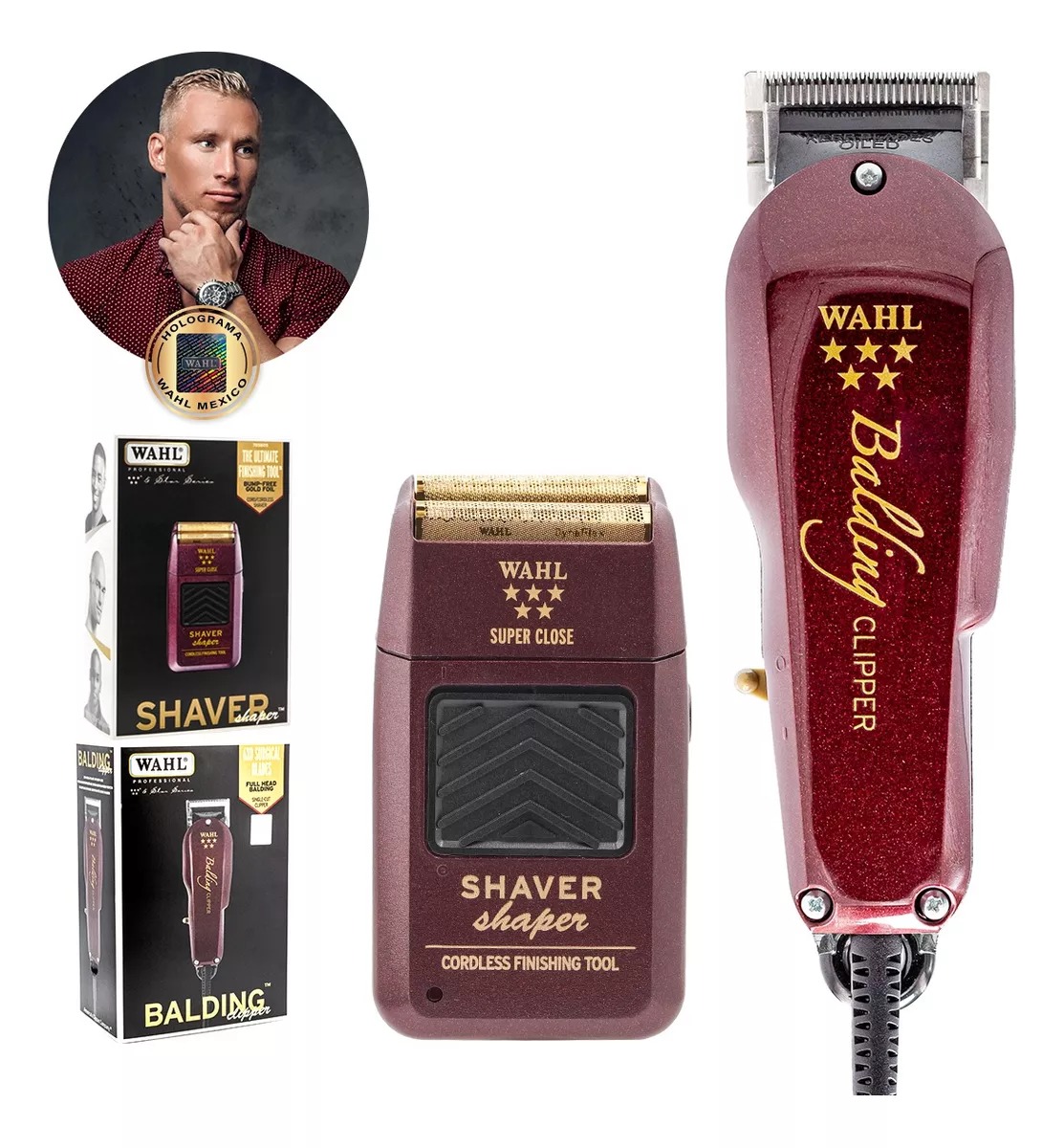 Combo Wahl Balding Y Shaver  Afeitadora Profesional