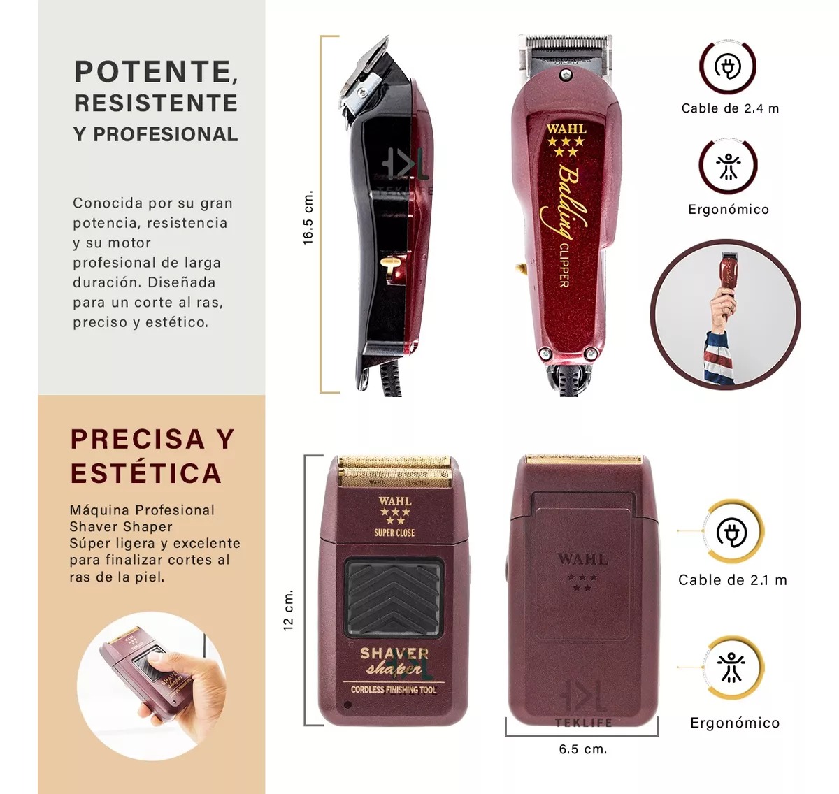 Foto 2 | Combo Wahl Balding Y Shaver  Afeitadora Profesional