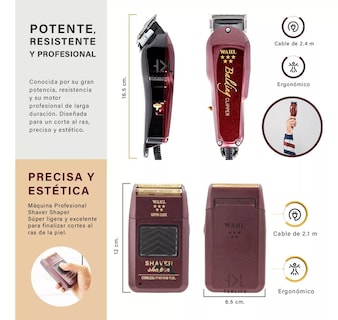Foto 2 | Combo Wahl Balding Y Shaver Afeitadora Profesional