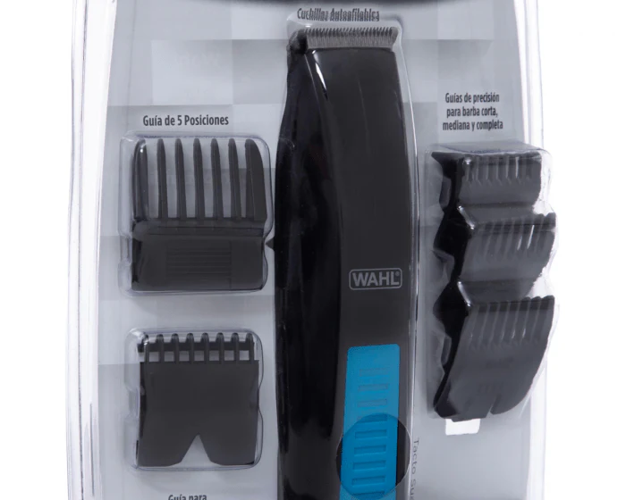 Foto 3 pulgar | Máquina Wahl 5537-506mx Para Barba Y Bigote Inalámbrica Negra Con Azul