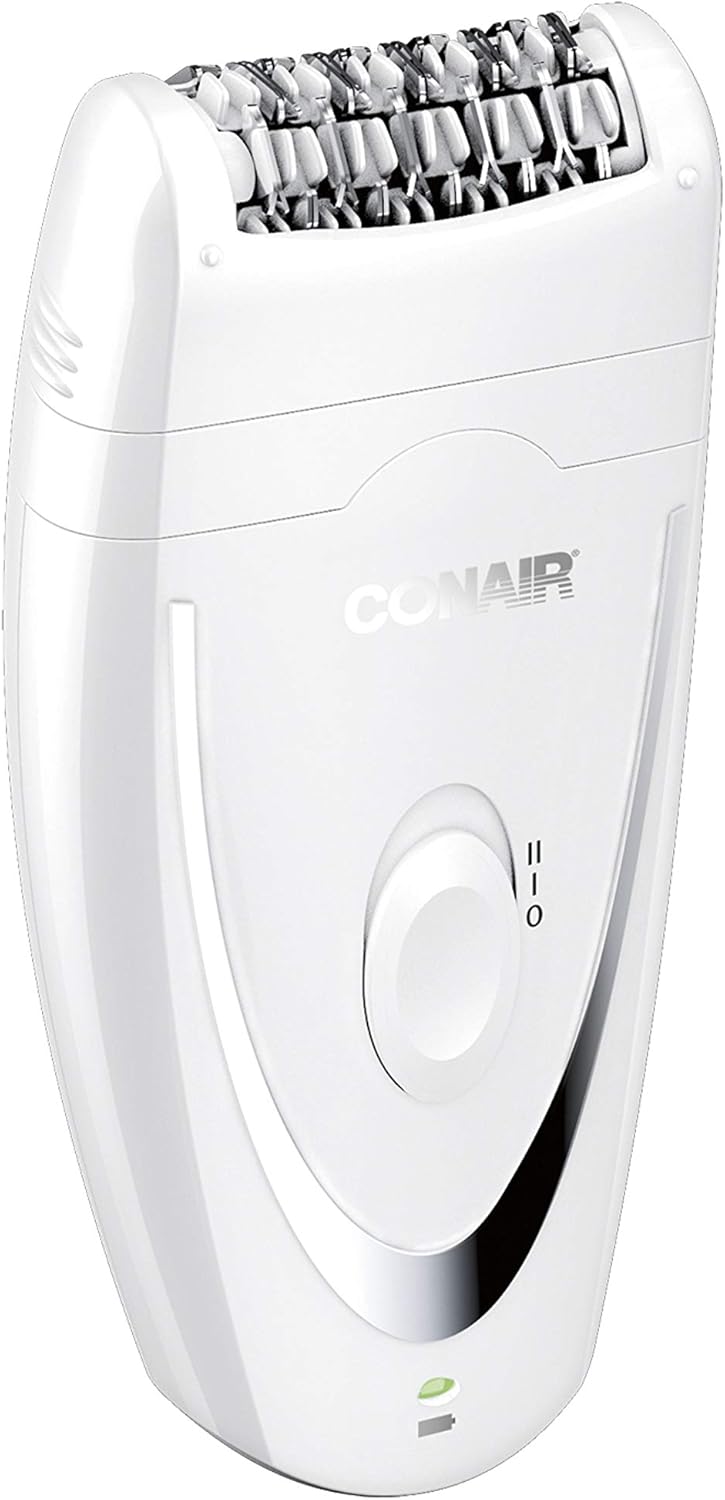 Depiladora Conair E2es Recargable Inalámbrica Para Uso En Seco, 2 Velocidades Blanca