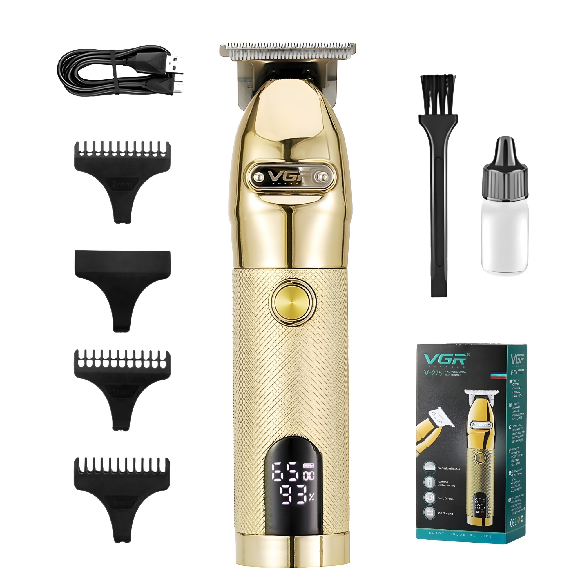 Foto 4 pulgar | Máquina para Cortar Cabello Pelo Combo VGR Clipper Trimmer