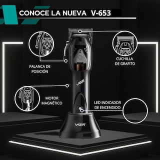 Foto 5 | Máquina para Cortar Cabello Pelo Combo VGR Clipper Trimmer