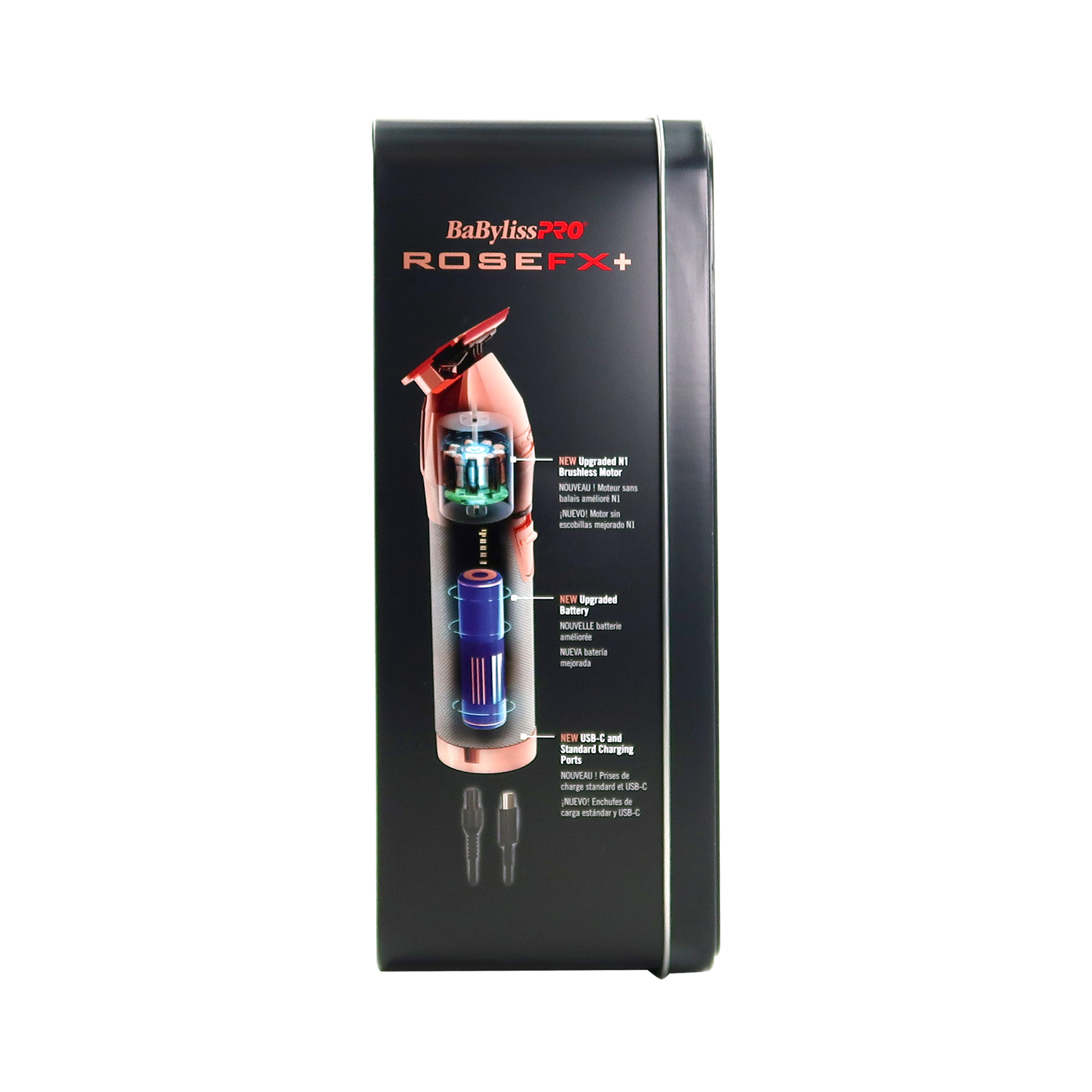 Foto 6 pulgar | Cortadora De Pelo Babyliss Pro Rosefx+ Inalámbrica Fx787nrg Con Funda - Venta Internacional.