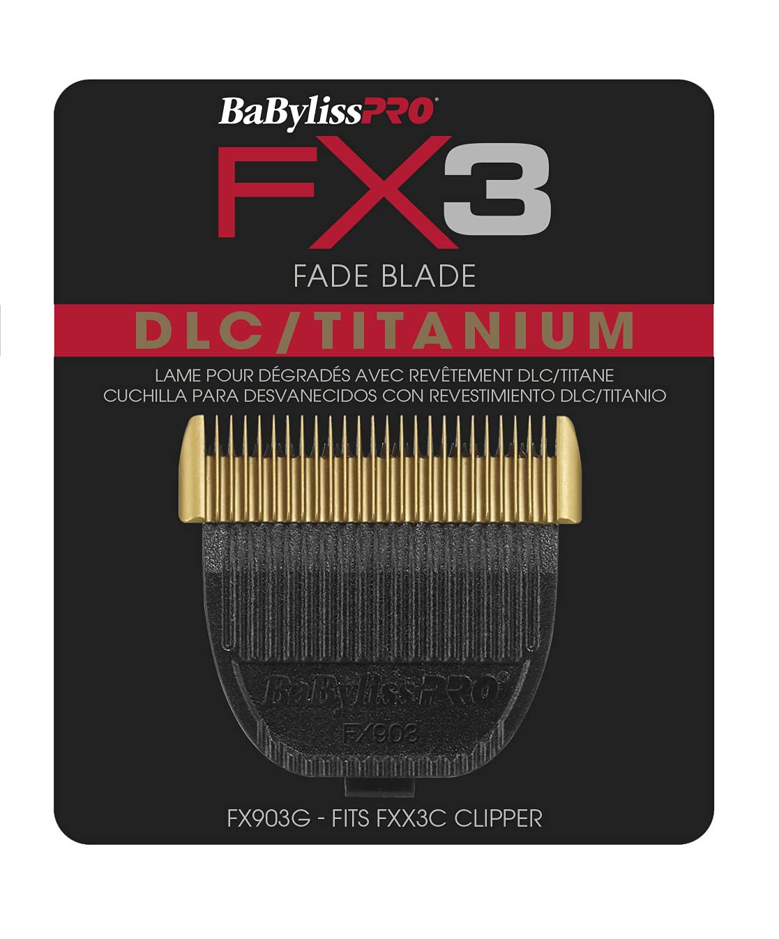 Foto 2 pulgar | Cuchilla Clipper De Repuesto Babylisspro Fx903g Fx3 Dlc/titanio - Venta Internacional.