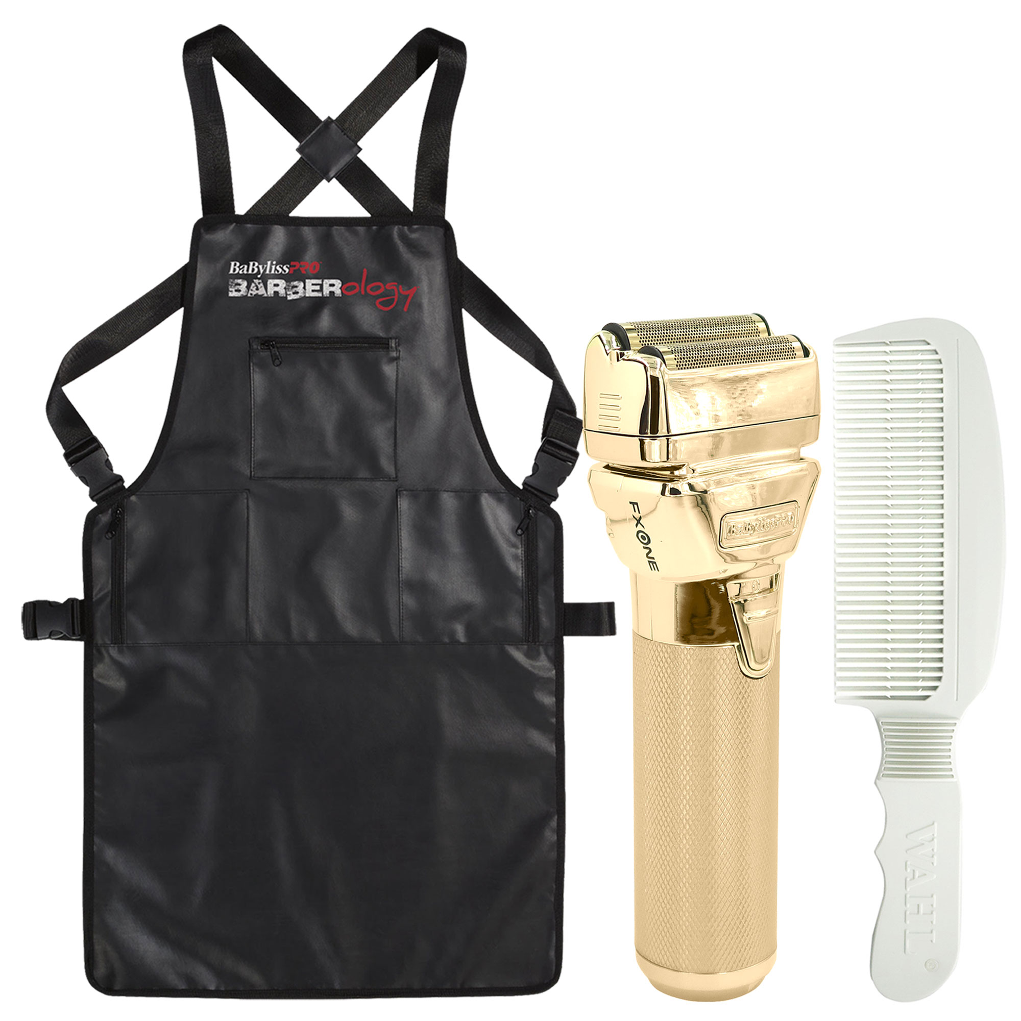 Afeitadora Babyliss Pro Fxone Goldfx Fx79fsg, Con Delantal Y Peine - Venta Internacional.