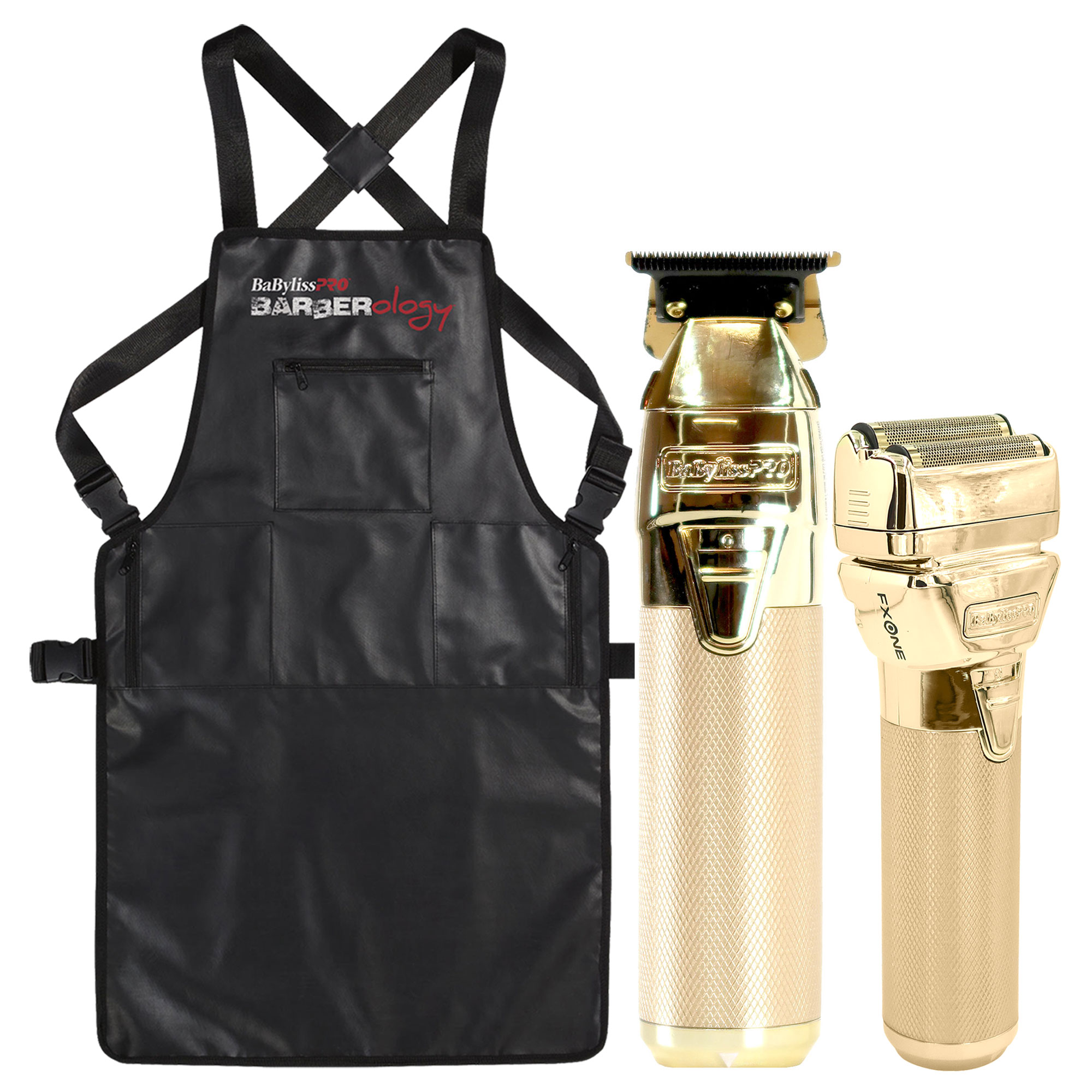 Foto 2 pulgar | Recortadora, Afeitadora Y Delantal Babyliss Pro Fxone Goldfx - Venta Internacional.