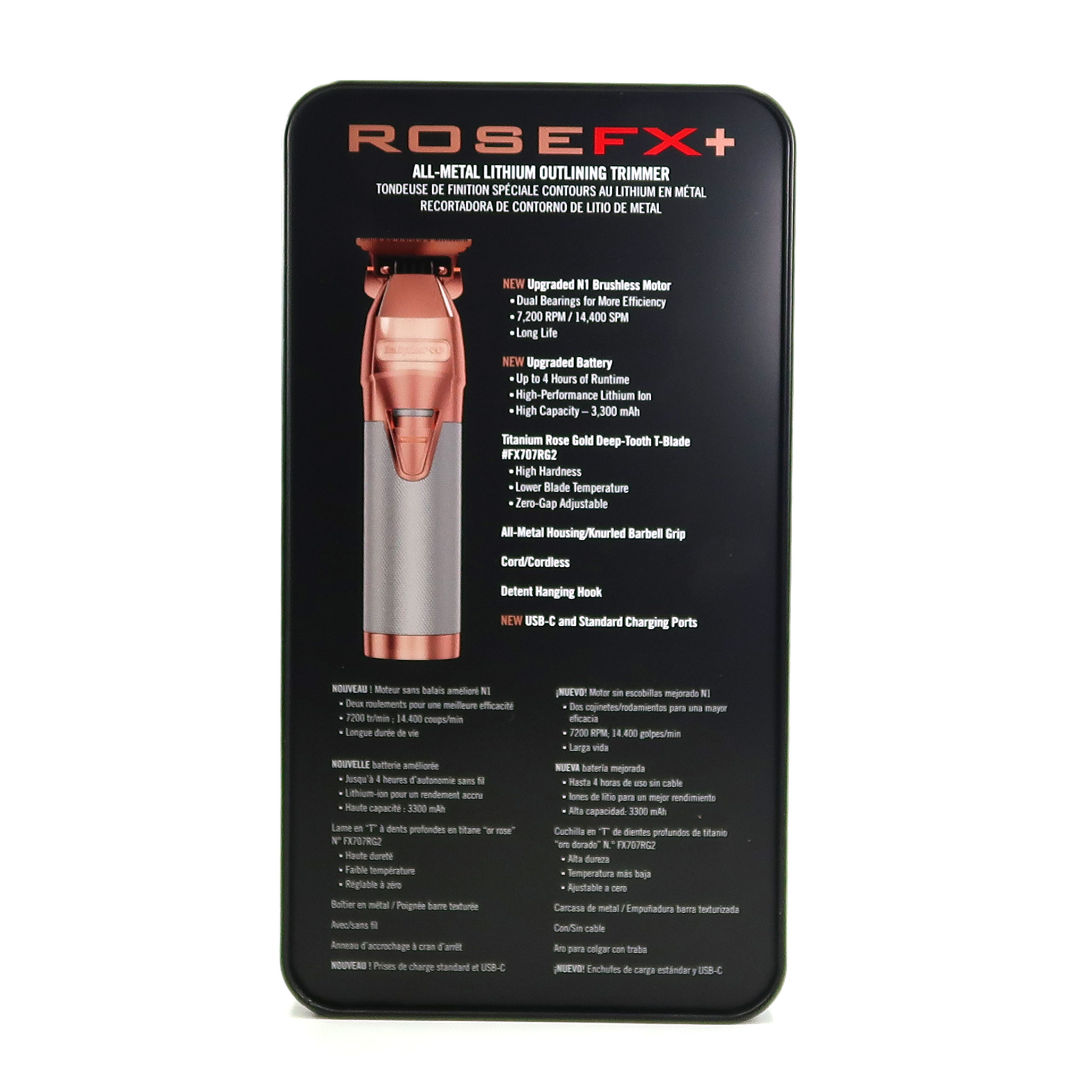 Foto 5 pulgar | Cortadora de Pelo Babylisspro Rosefx+ Cordless Fx787nrg Rose Gold - Venta Internacional