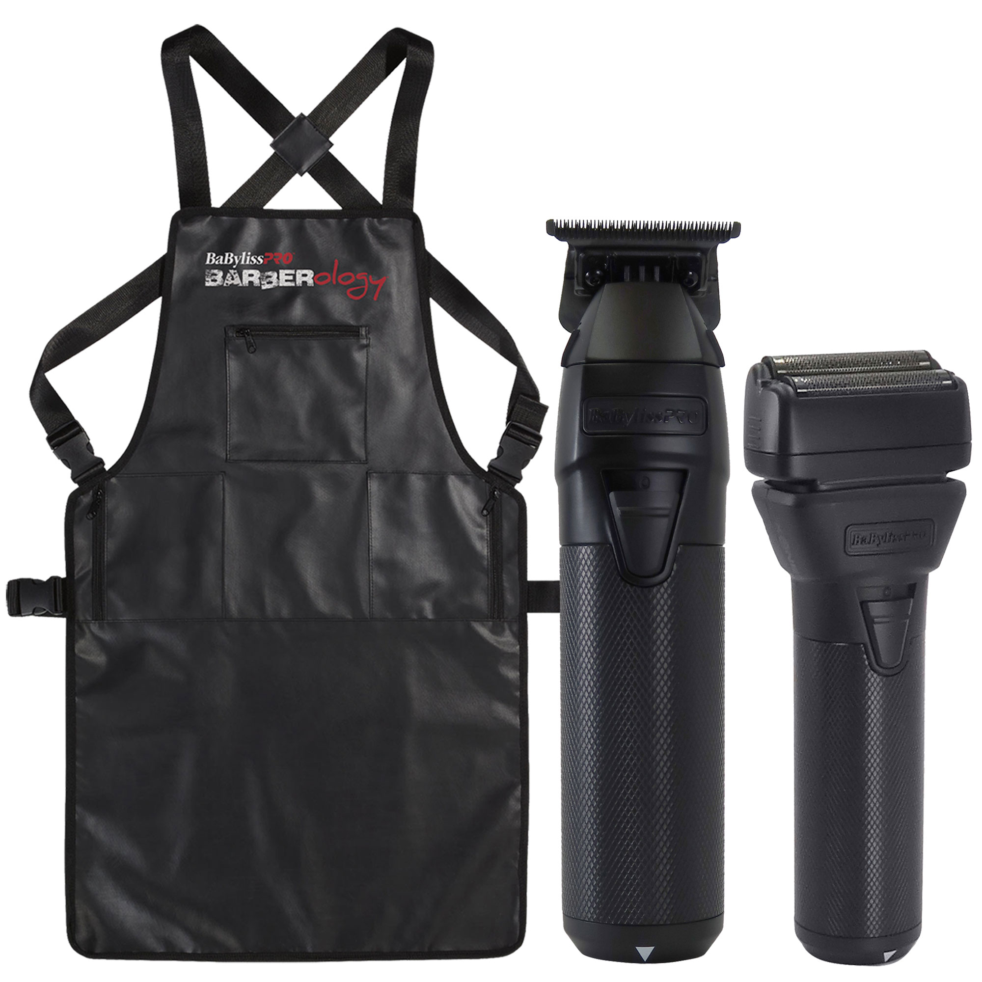 Recortadora, Afeitadora Y Delantal Babyliss Pro Fxone Blackfx - Venta Internacional.