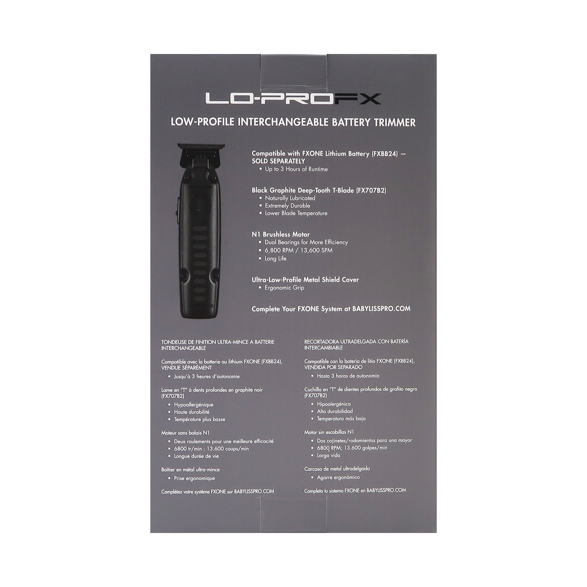 Foto 5 pulgar | Kit De Accesorios Para Recortadora Babylisspro Fxone Lo-profx Fx729mblt + - Venta Internacional.