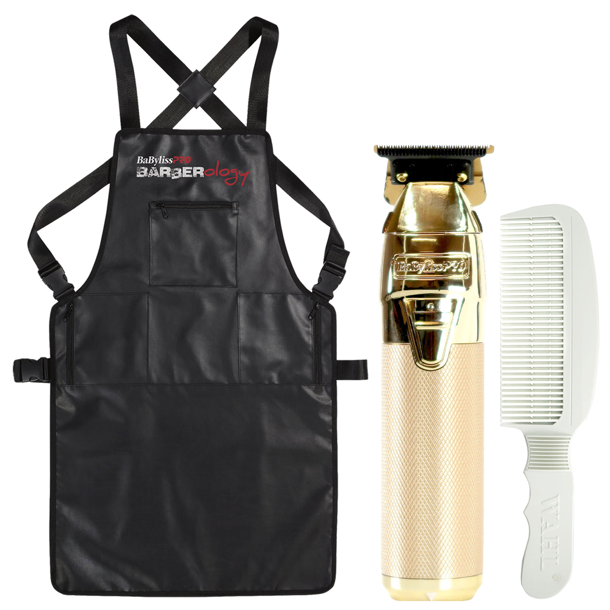 Delantal Trimmer Babyliss Pro Fxone Goldfx #fx799g + Peine - Venta Internacional.
