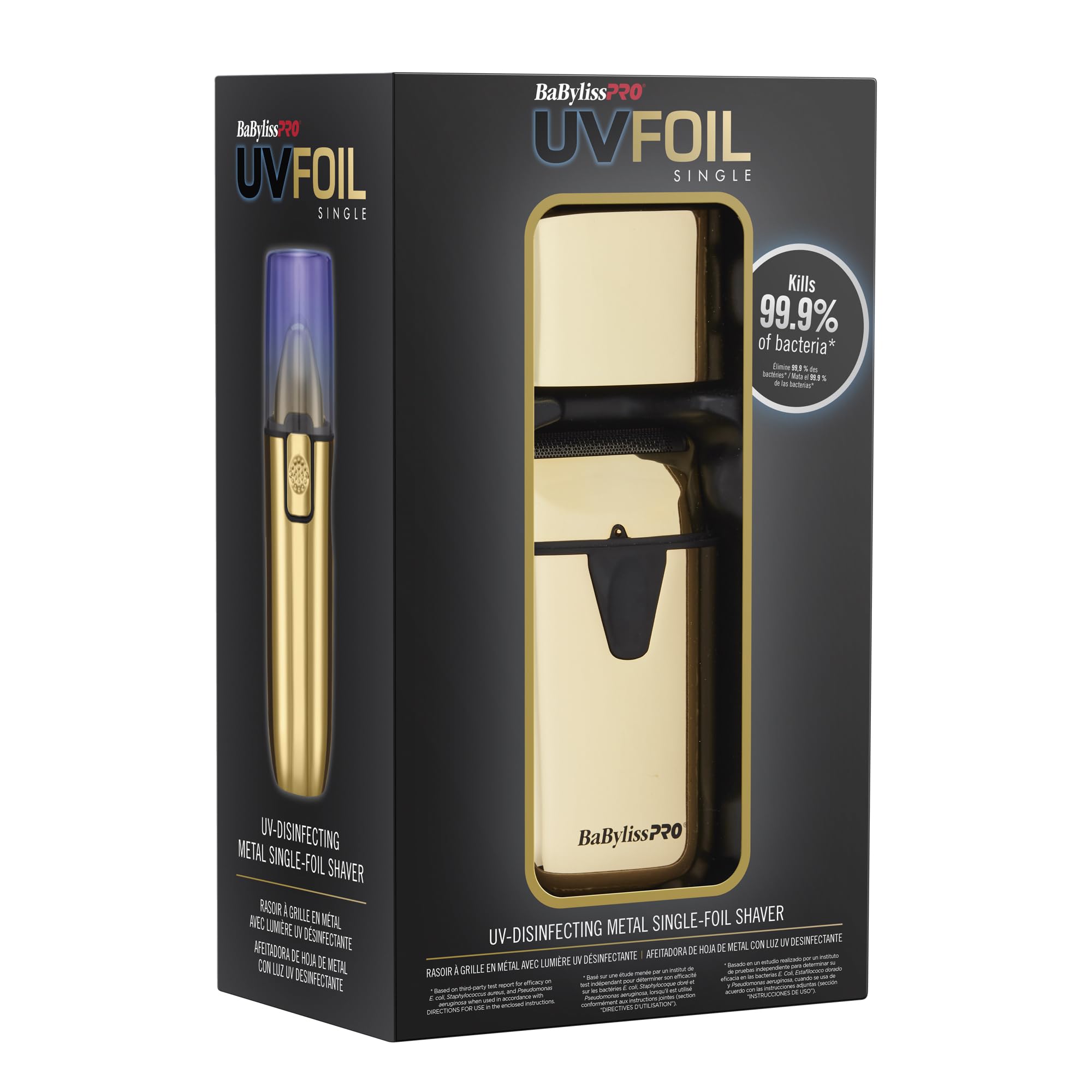 Foto 4 pulgar | Lámina Individual Desinfectante Uv Shaver Babylisspro Gold - Venta Internacional.