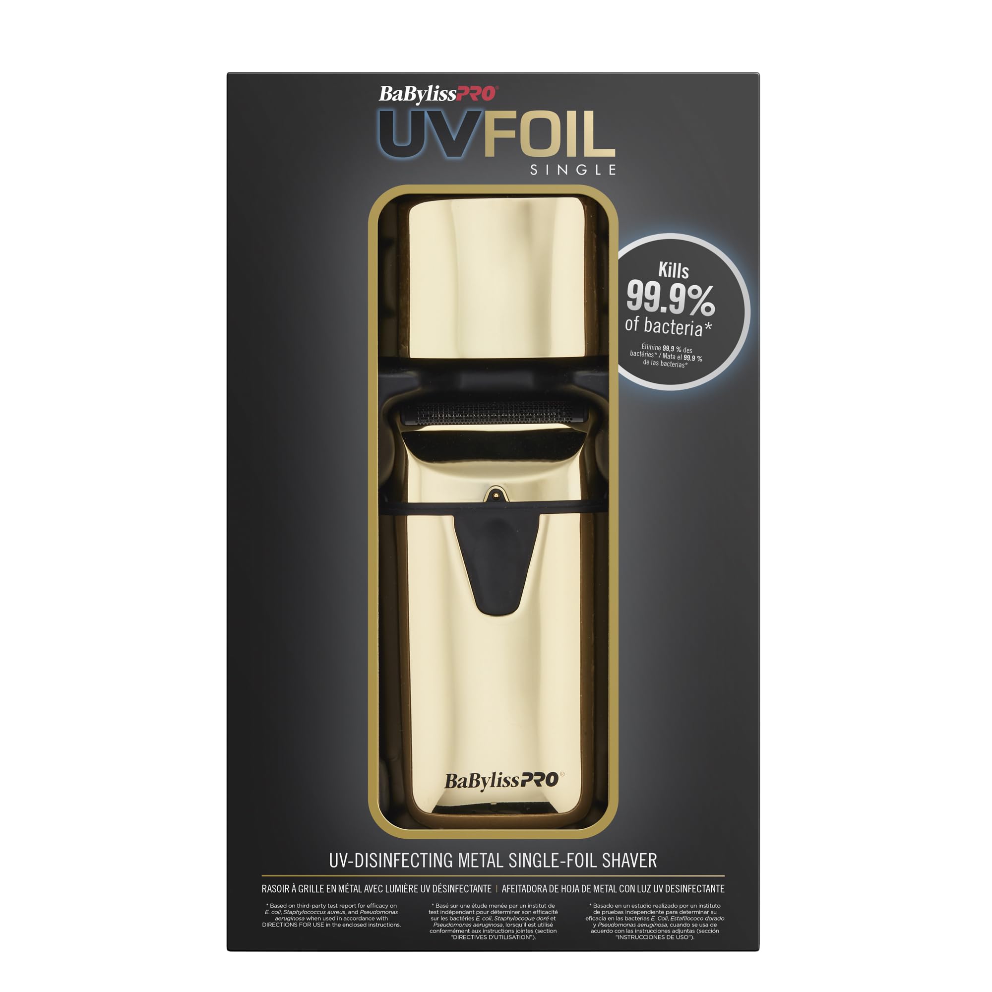 Foto 6 pulgar | Lámina Individual Desinfectante Uv Shaver Babylisspro Gold - Venta Internacional.