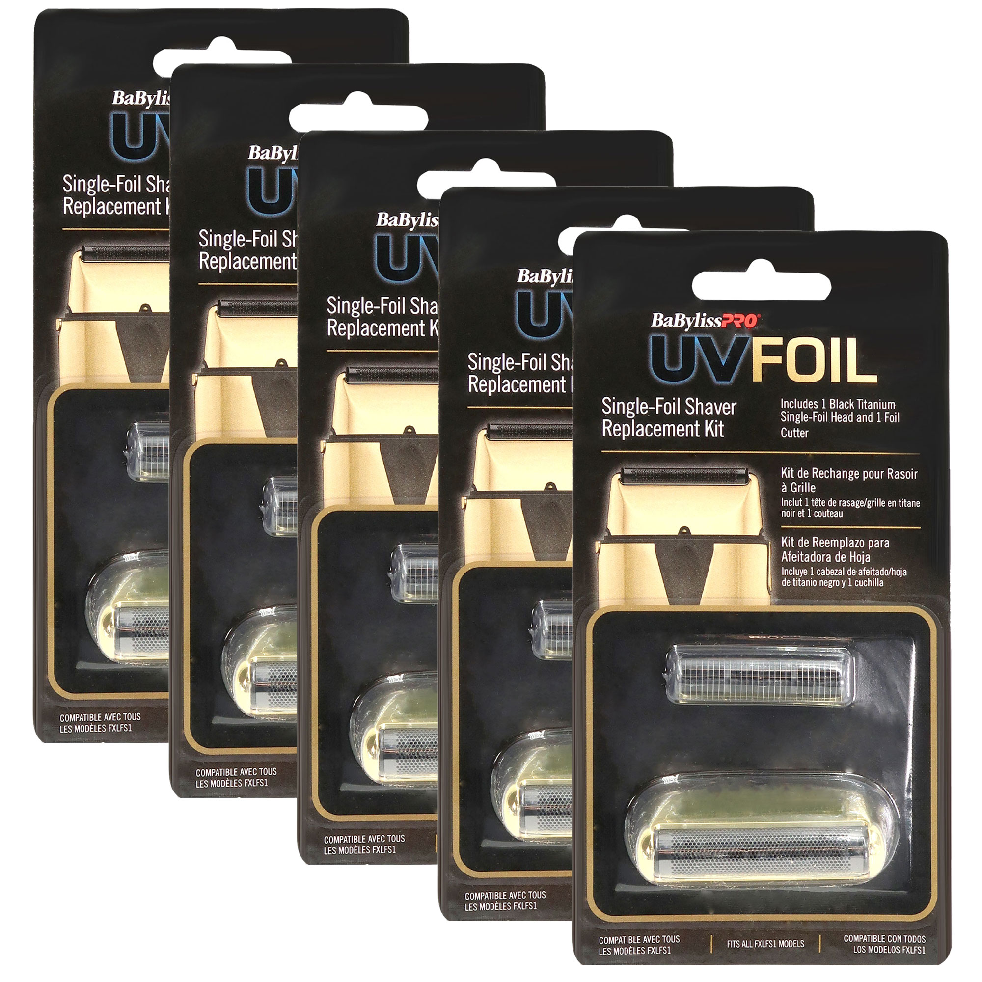 Kit de Repuesto para Afeitadora Babyliss Uvfoil Single-foil 5 Piezas - Venta Internacional