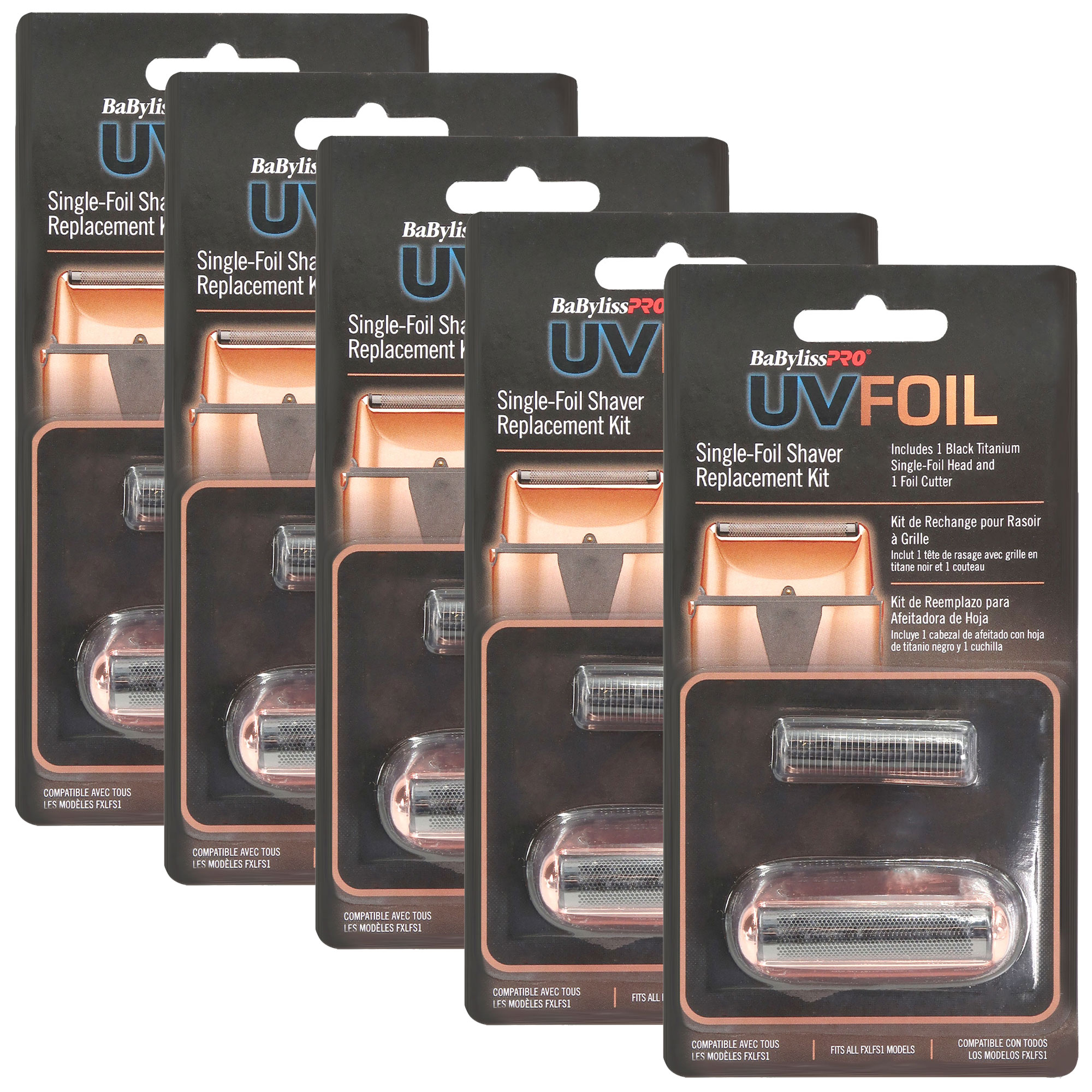 Foto 2 pulgar | Kit De Repuesto Para Afeitadora Babyliss Pro Uvfoil Fxlrf1rg Rose Gold - Venta Internacional.