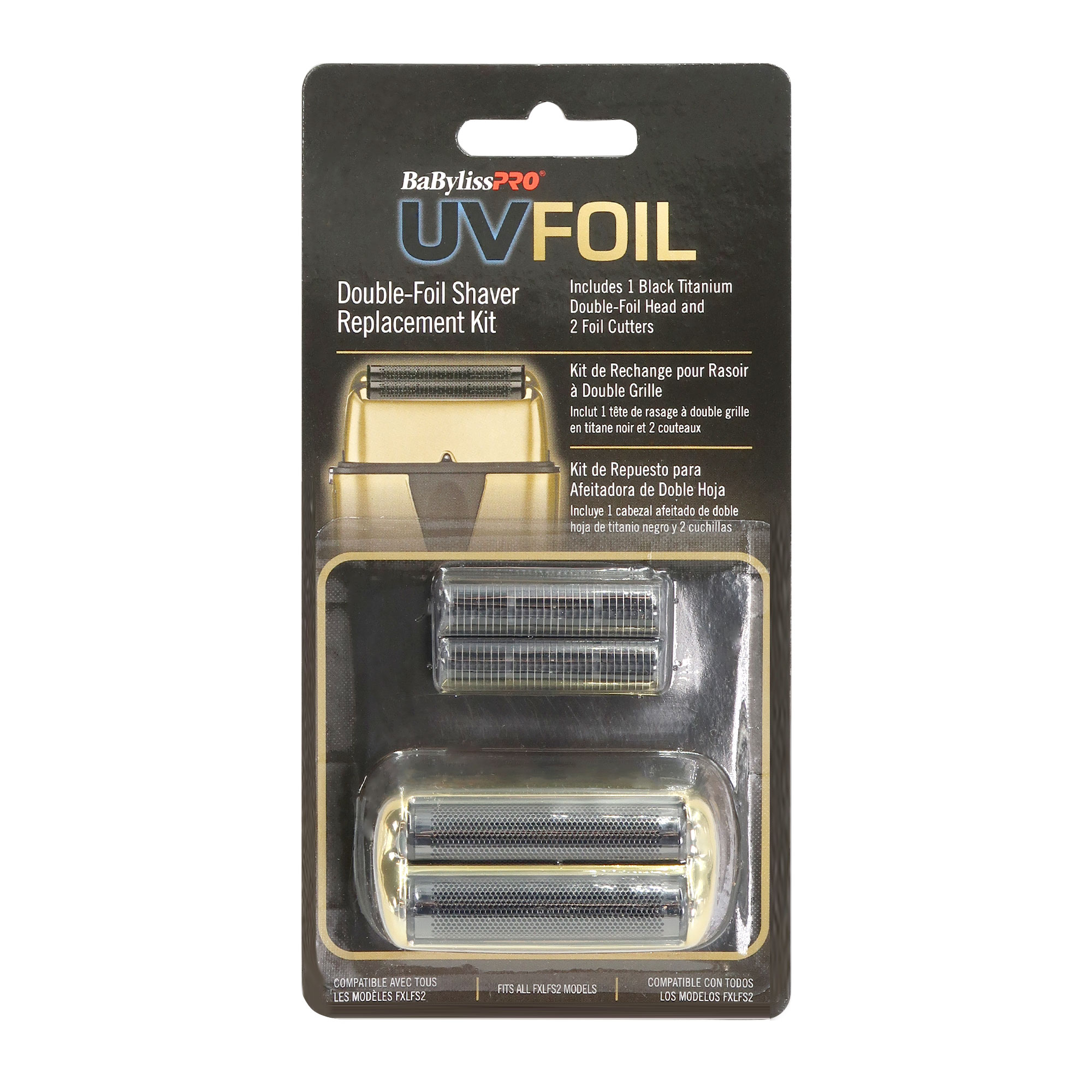 Kit de Repuesto Afeitadora Babyliss Pro UVFOIL FXLRF2G Gold - Venta Internacional