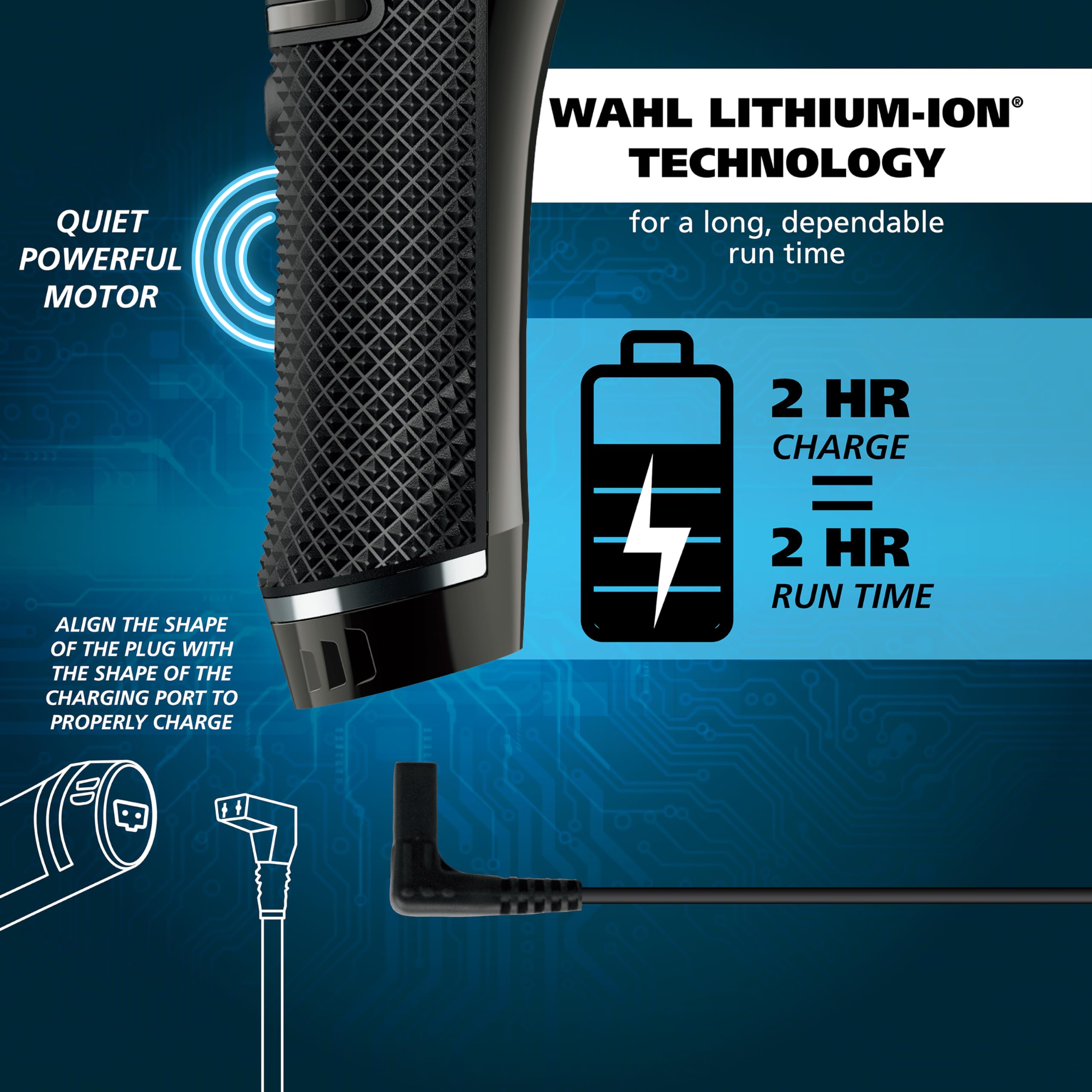 Foto 6 | Recortadora De Barba Wahl Usa Pro Series De Alta Visibilidad 3023437 - Venta Internacional.