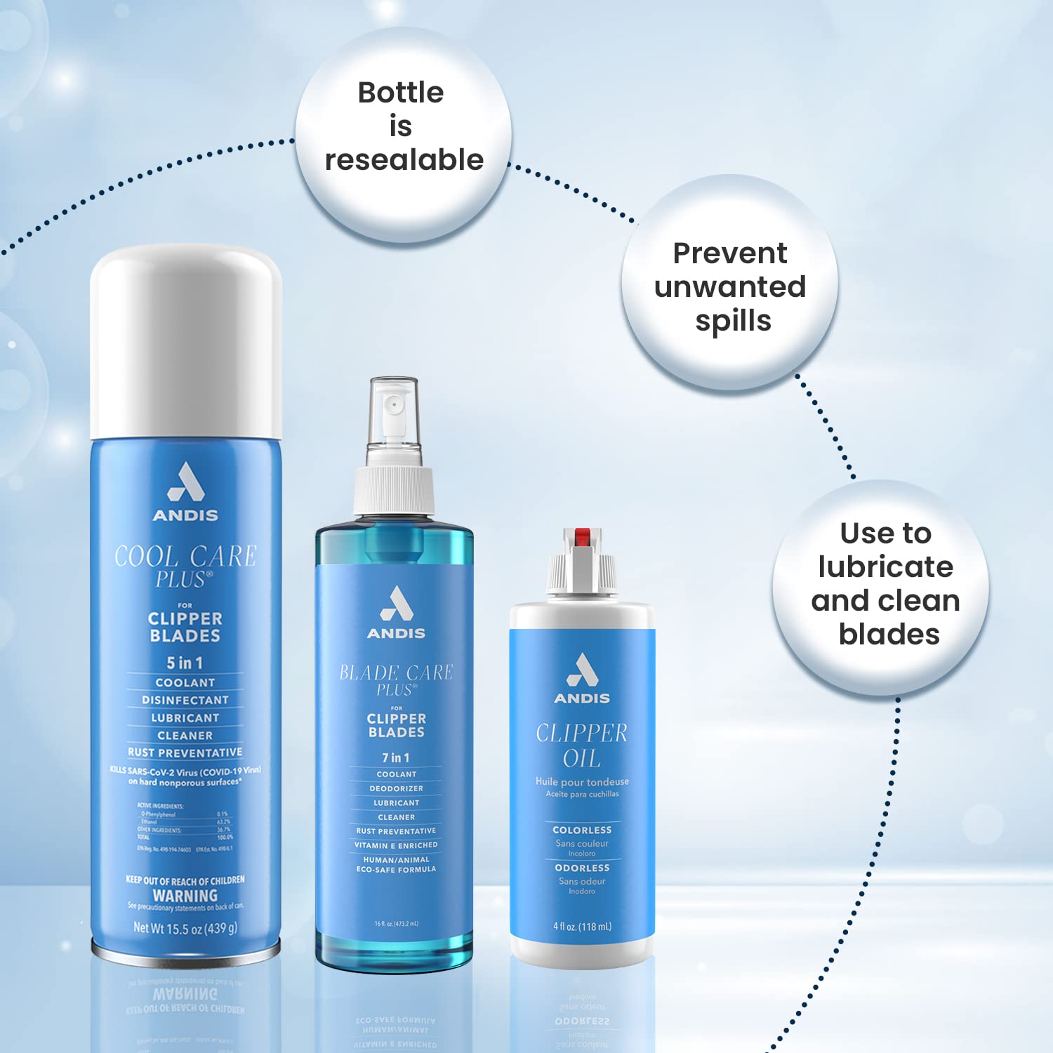 Foto 4 pulgar | Blade Oil Andis For Grooming Clipper, 118 Ml (paquete De 2) - Venta Internacional.