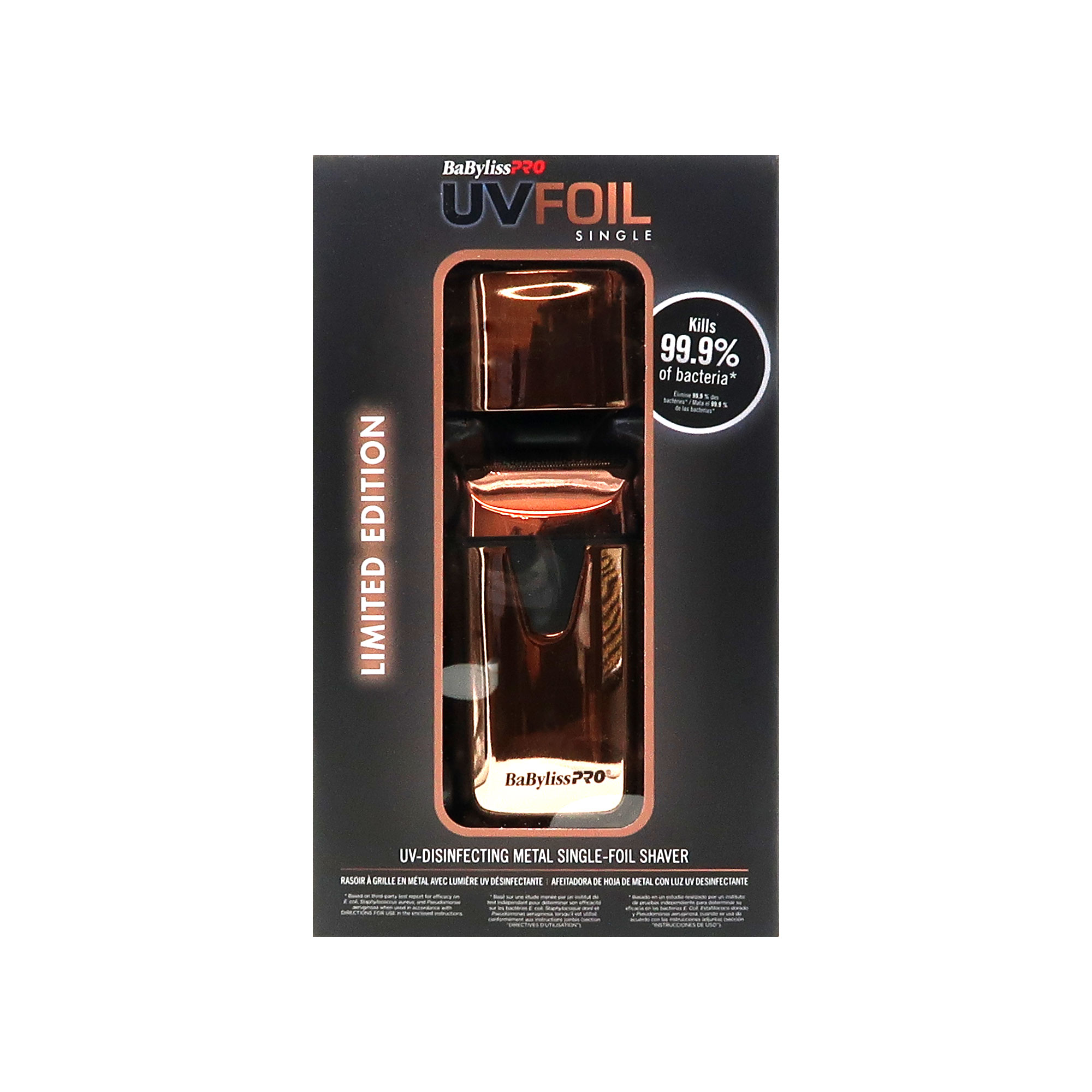Foto 5 | Afeitadora Trimmer + De Una Sola Lámina Babyliss Pro Fx788rg Rose Gold - Venta Internacional.