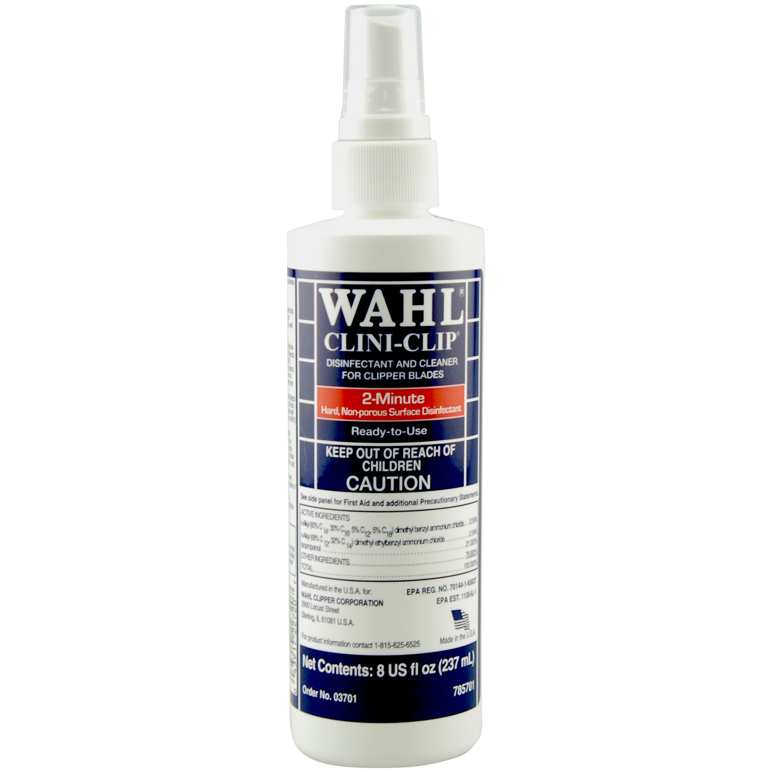 Foto 2 pulgar | Limpiador En Aerosol Y Lubricante Wahl Professional Clini Clip 237ml - Venta Internacional.