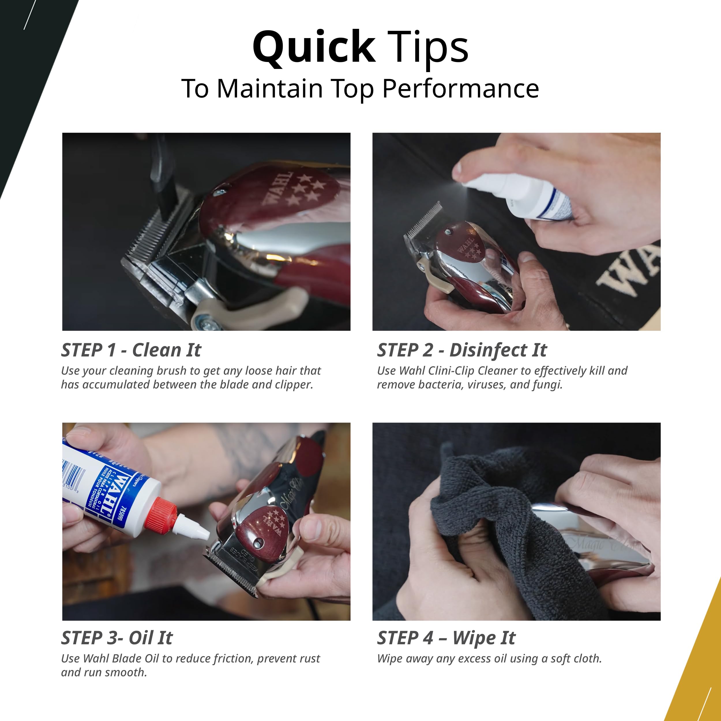 Foto 6 pulgar | Limpiador En Aerosol Y Lubricante Wahl Professional Clini Clip 237ml - Venta Internacional.