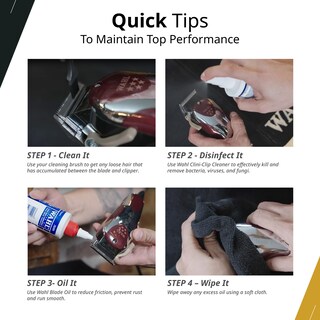 Foto 5 | Limpiador En Aerosol Y Lubricante Wahl Professional Clini Clip 237ml - Venta Internacional.