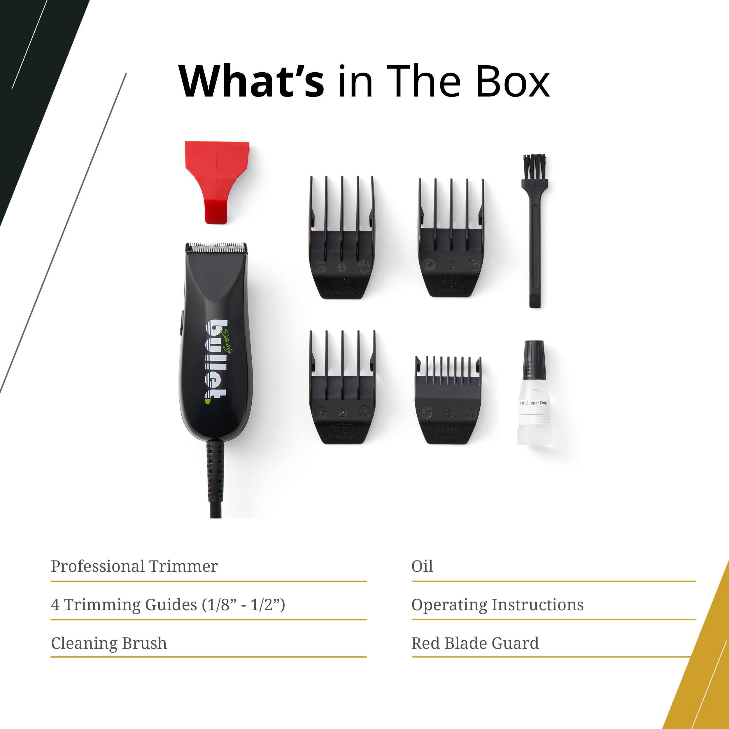 Foto 7 pulgar | Trimmer Wahl Professional Sterling Con Forma De Bala Con Cable, Versátil - Venta Internacional.