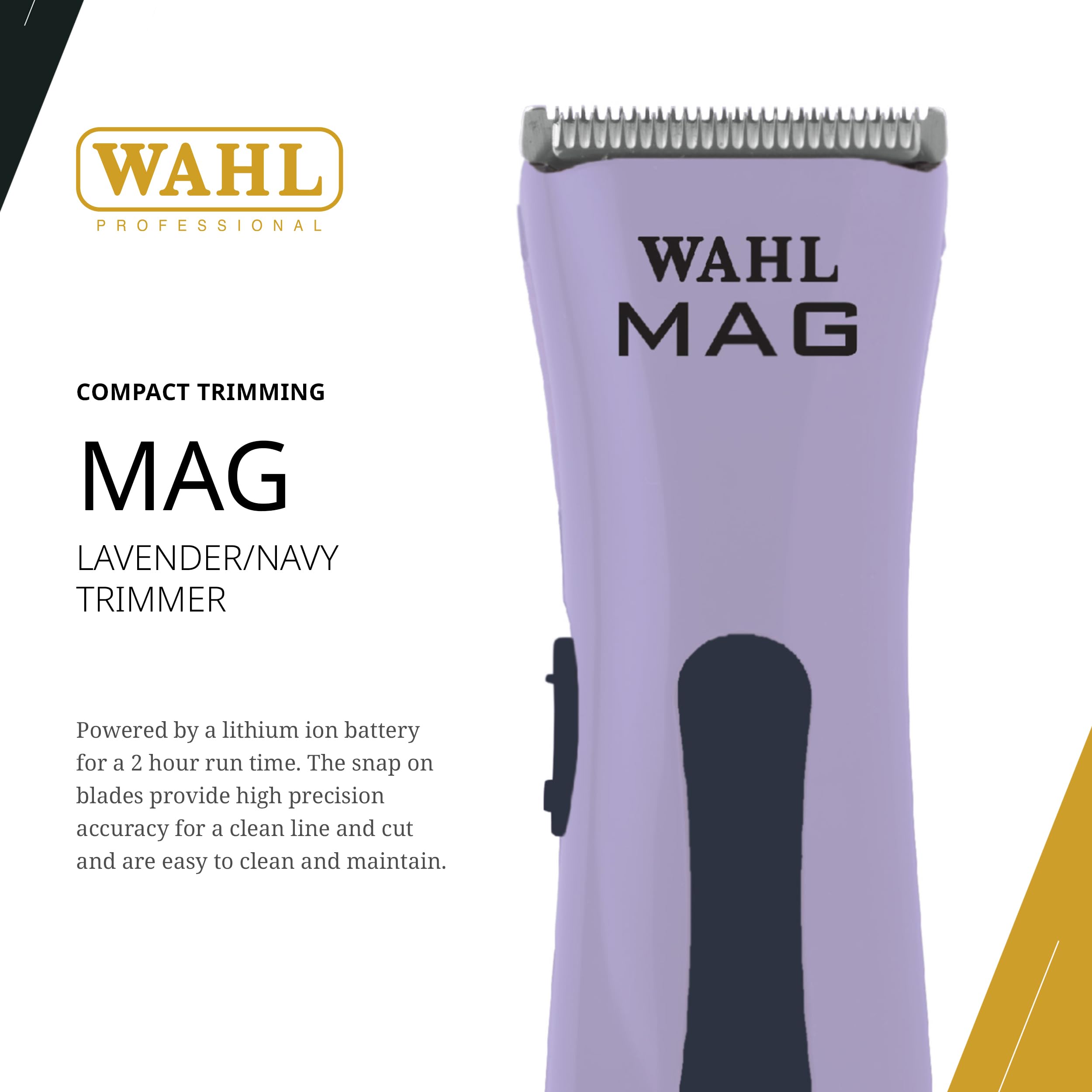 Foto 3 pulgar | Recortadora Wahl Professional Sterling Mag Lavanda Azul Marino - Venta Internacional.