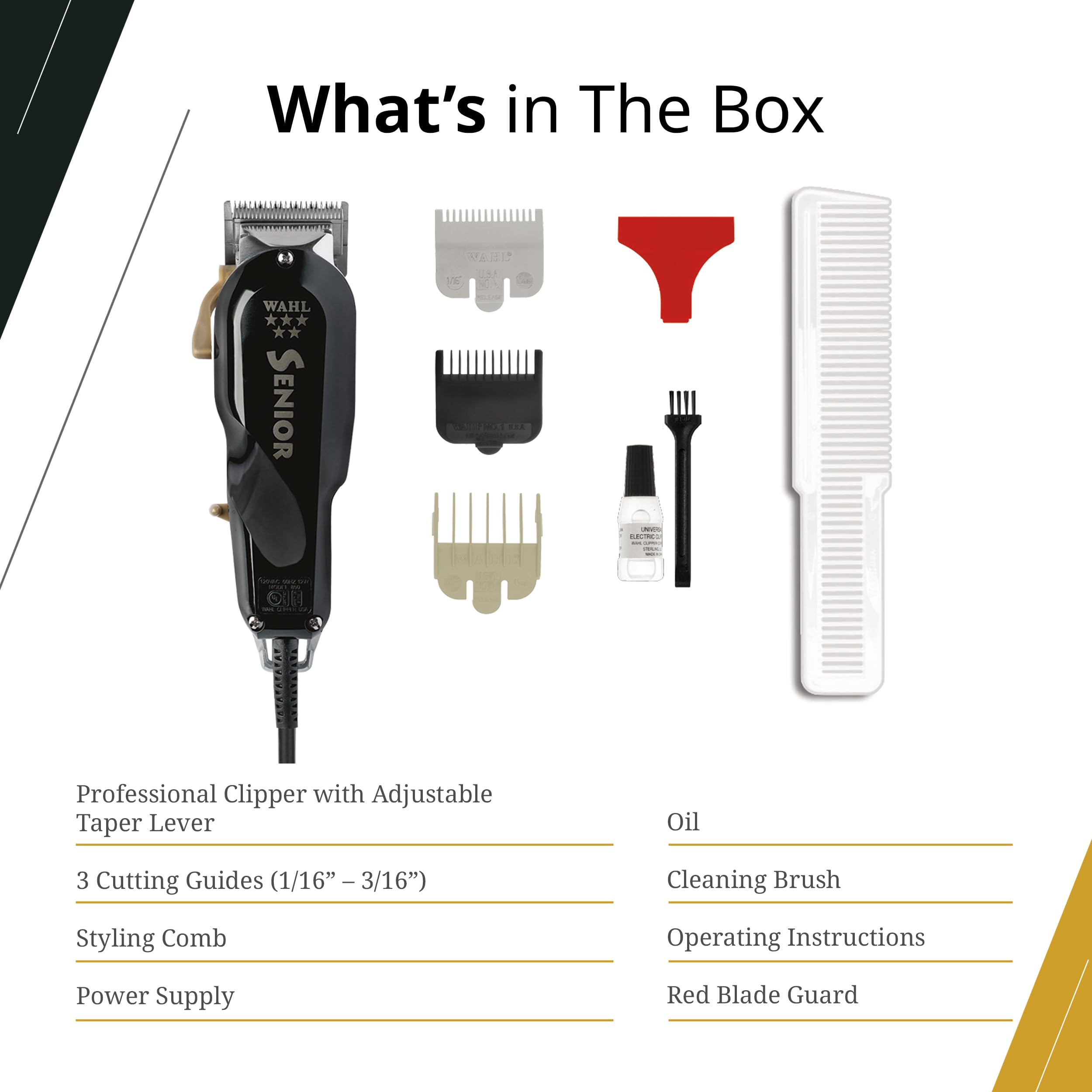 Foto 6 pulgar | Clipper Wahl Professional 5 Star Senior Con Cable E Inalámbrico - Venta Internacional.