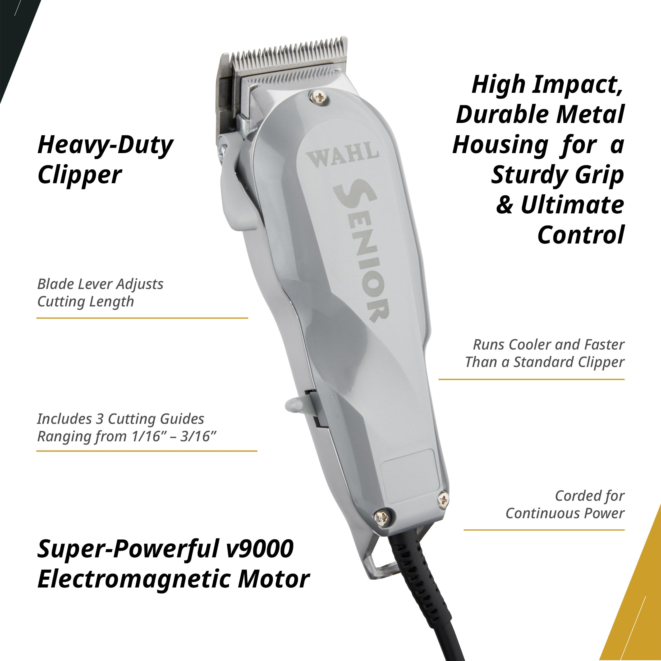 Foto 4 pulgar | Motor V9000 Clipper Wahl Professional Senior Con Cable - Venta Internacional.