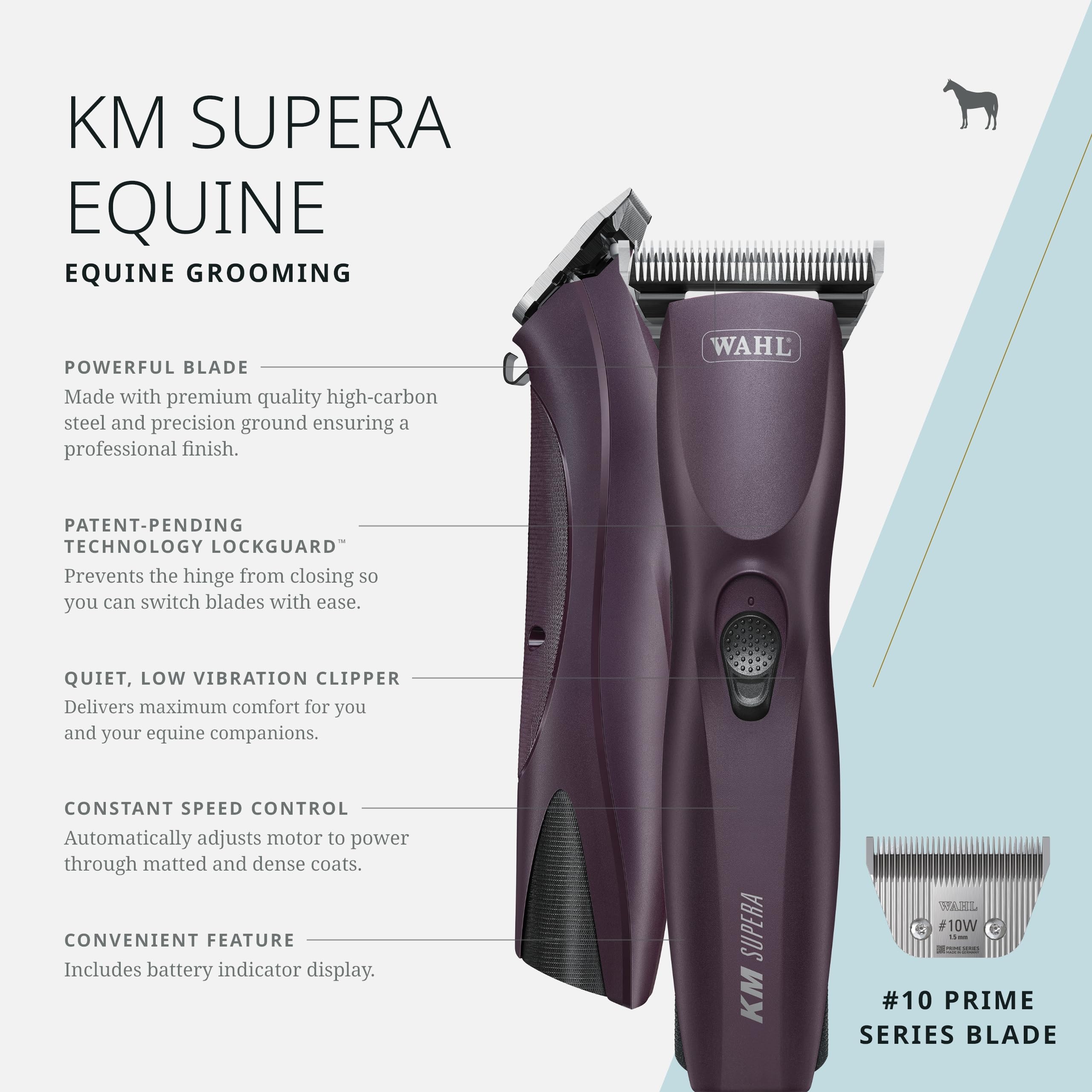 Foto 3 pulgar | Cortadora Inalámbrica Horse Clipper Wahl Pro Animal Km Supera - Venta Internacional