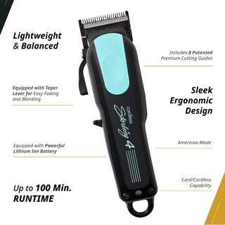 Foto 3 | Cortadora Wahl Professional Le Black Aqua Inalámbrica Sterling 4 - Venta Internacional