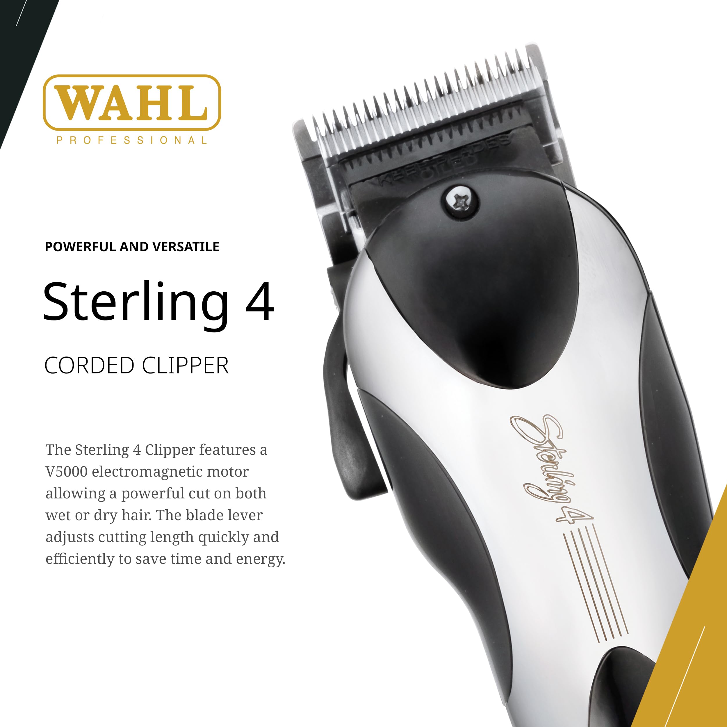 Foto 2 | Cortadora de Cabello Wahl Professional Sterling con 4 Cordones - Venta Internacional