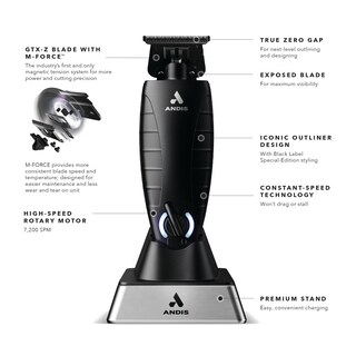 Foto 2 | Recortadora Eléctrica Para Barba Y Cabello Andis Gtx-exo Black Label - Venta Internacional.