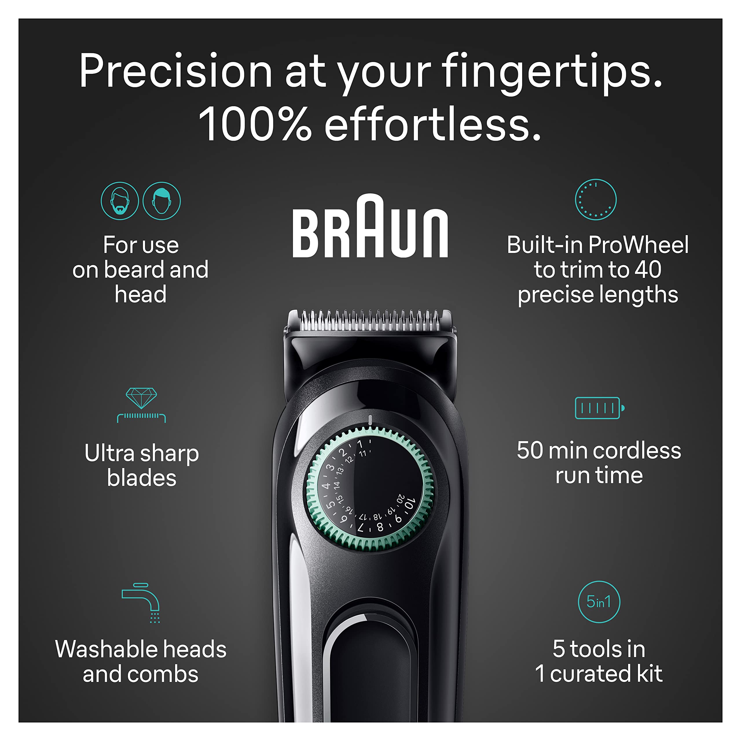 Foto 4 pulgar | Kit Trimmer Braun All-in-one Style Series 3 3450 Para Hombre - Venta Internacional.
