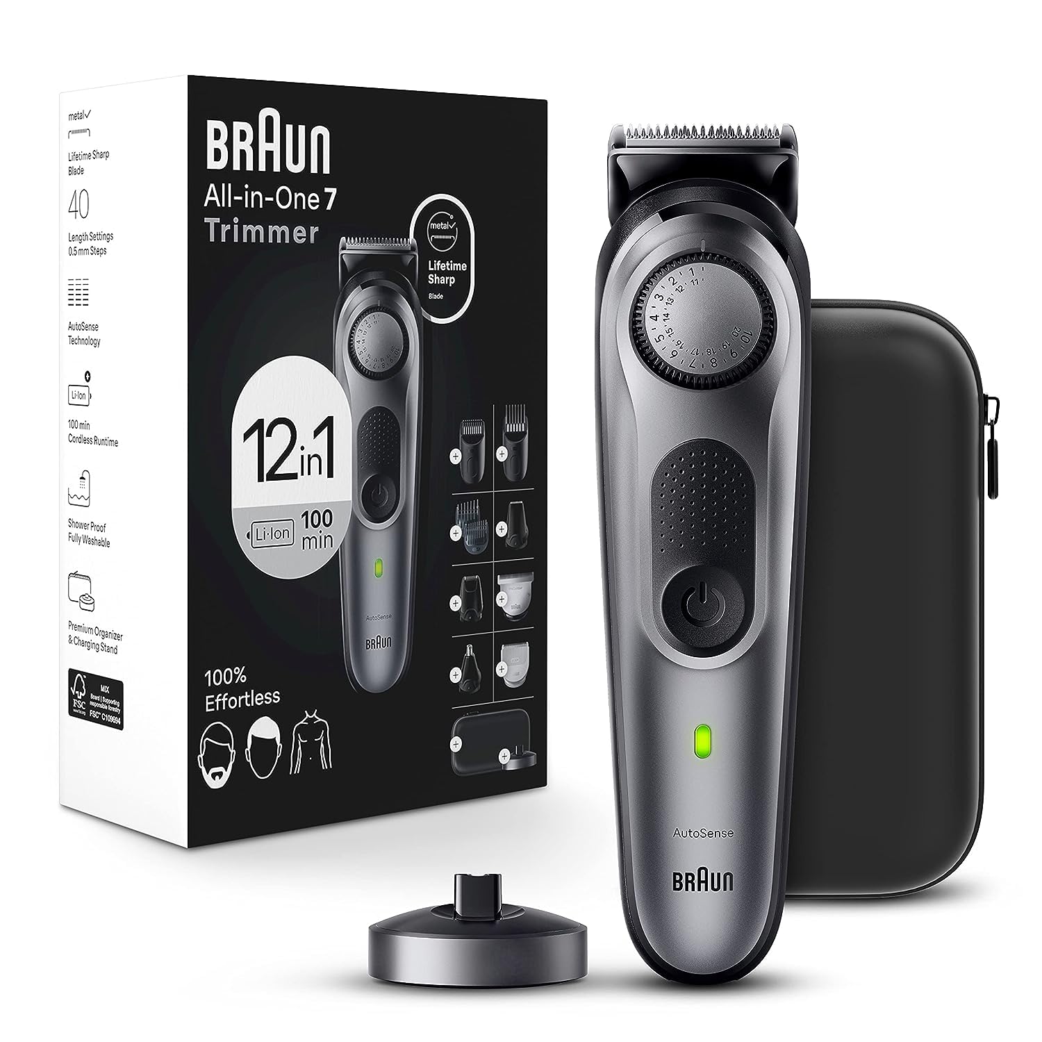 Foto 2 pulgar | Kit Trimmer Braun All-in-one Style Series 7 7440 Para Hombre - Venta Internacional.