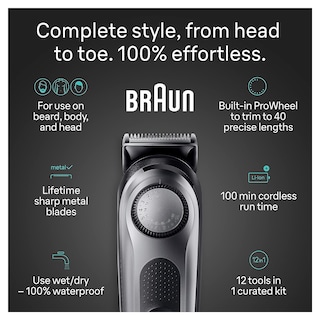 Foto 2 | Kit Trimmer Braun All-in-one Style Series 7 7440 Para Hombre - Venta Internacional.