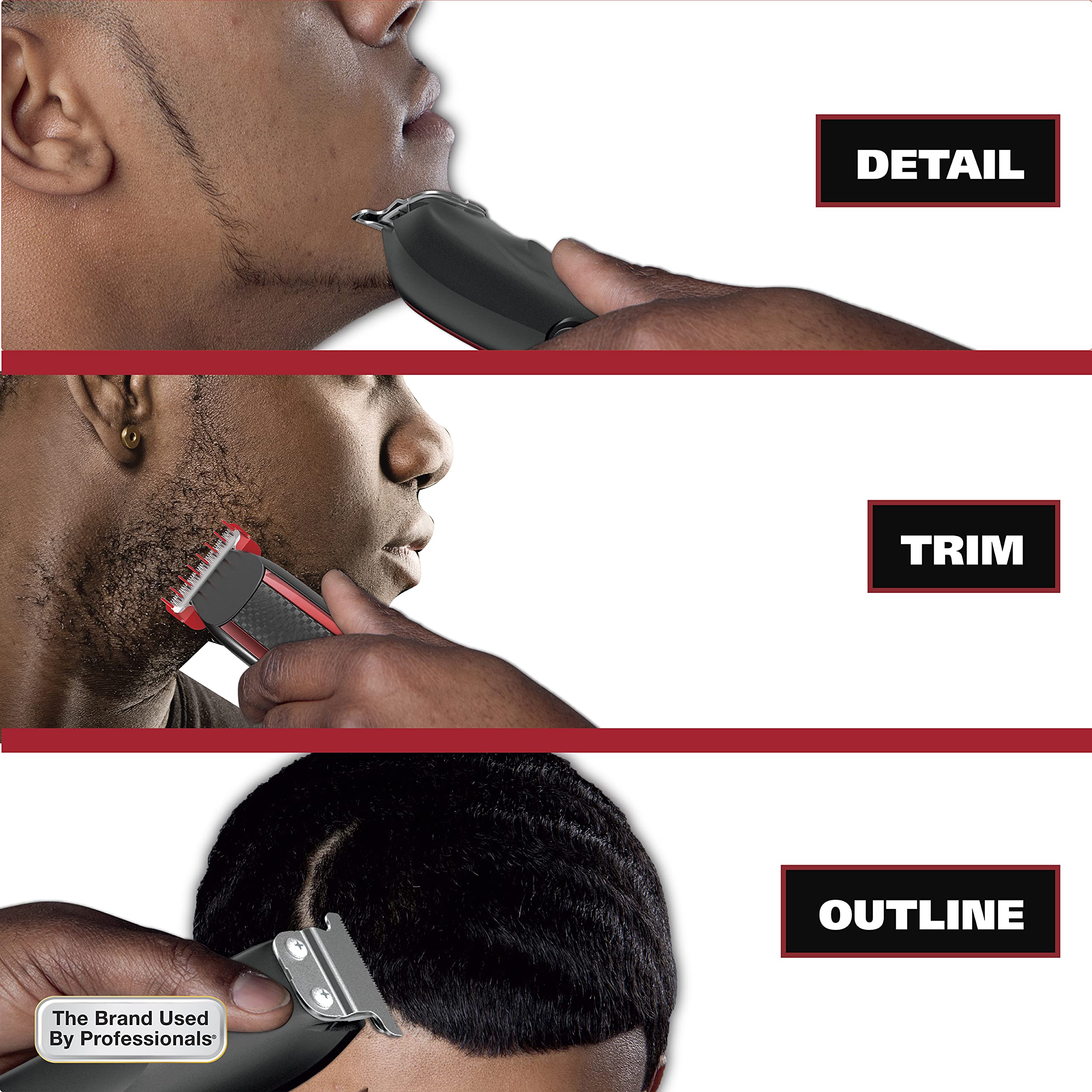 Foto 8 pulgar | Recortadora De Barba Wahl Edge Pro Bump Free Con Cable Para Hombre 9686-300 - Venta Internacional.