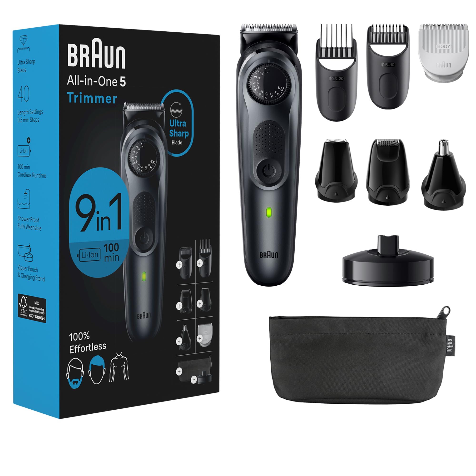 Foto 2 pulgar | Kit Trimmer Braun All-in-one Style Series 5 5490 Para Hombre - Venta Internacional.