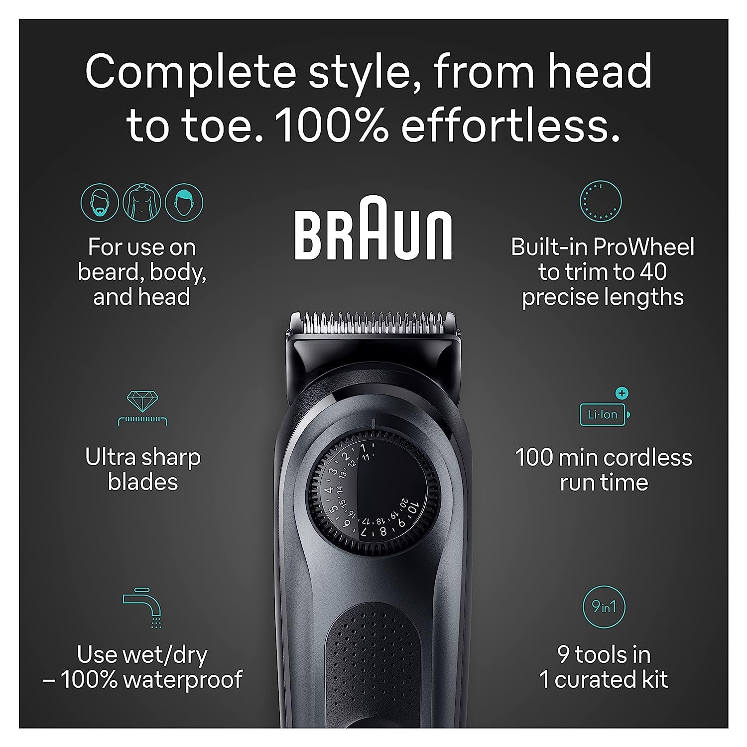 Foto 4 pulgar | Kit Trimmer Braun All-in-one Style Series 5 5490 Para Hombre - Venta Internacional.