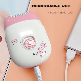 Foto 3 | Depiladora Eléctrica Para Mujer, Inalámbrica De Vello Para Todo El Cuerpo, Depilación Indolora, Para Piernas