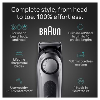 Foto 3 | Kit Trimmer Braun All-in-one Style Series 7 7420 Para Hombre - Venta Internacional.