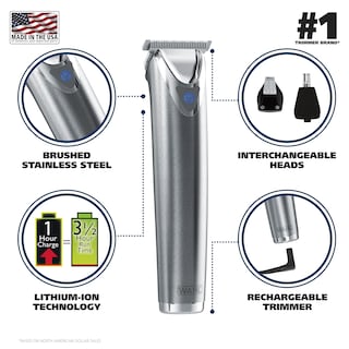 Foto 3 | Cortadora de Cabello Wahl Recargable-Venta Internacional