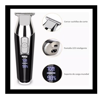 Foto 4 | Cortadoras De Cabello Perfiladora Máquinas De Cortar Cabello, Color Negro Belug