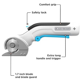 Foto 3 | Cortador Giratorio Black+decker 4v Max Inalámbrico Usb Recargable - Venta Internacional.