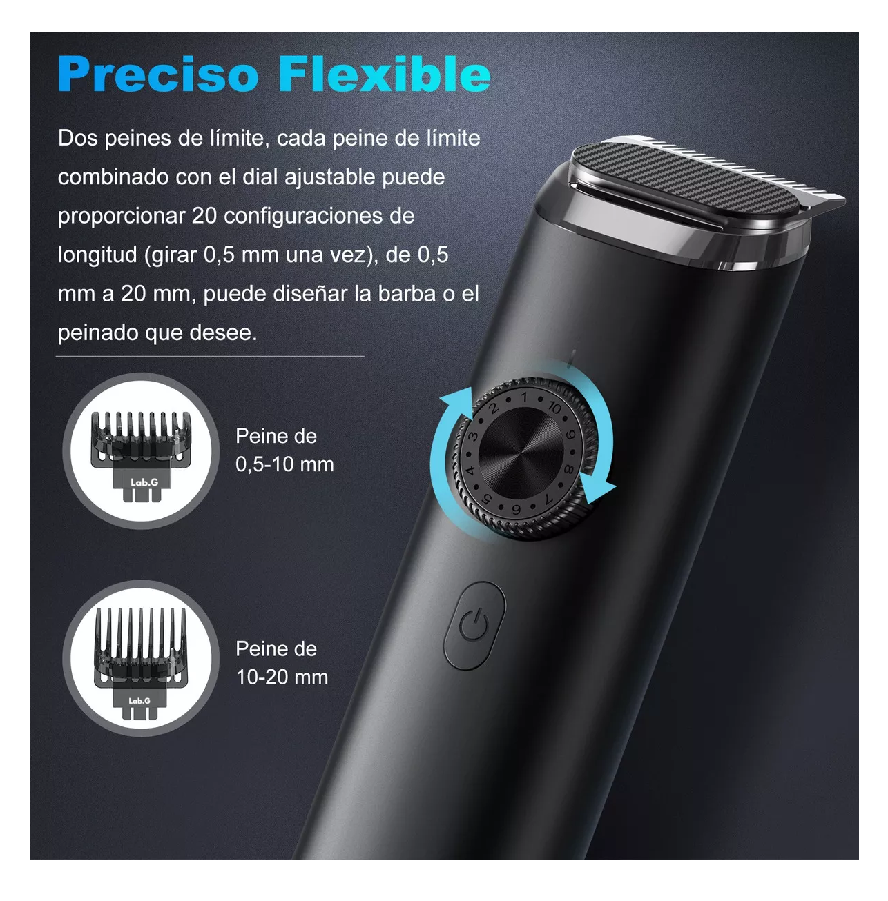 Foto 3 pulgar | Cortadora De Cabello Eléctrica Para Barba 8 En 1 Pelo De Nariz Color Negro